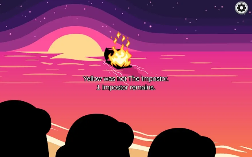 Captura de ecrã de Among Us